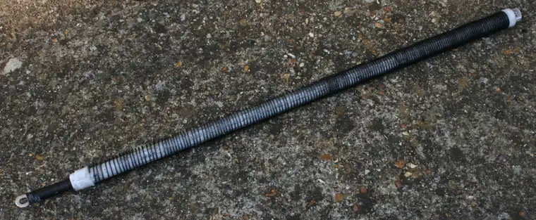 garage door safety detail 2 — warning caution sign