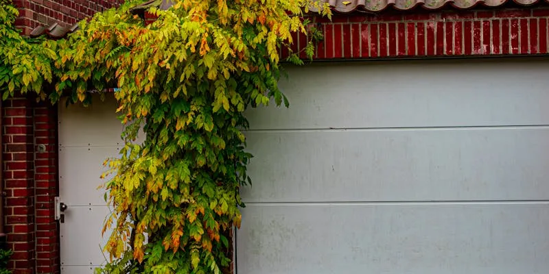 Residential garage door in North Vancouver